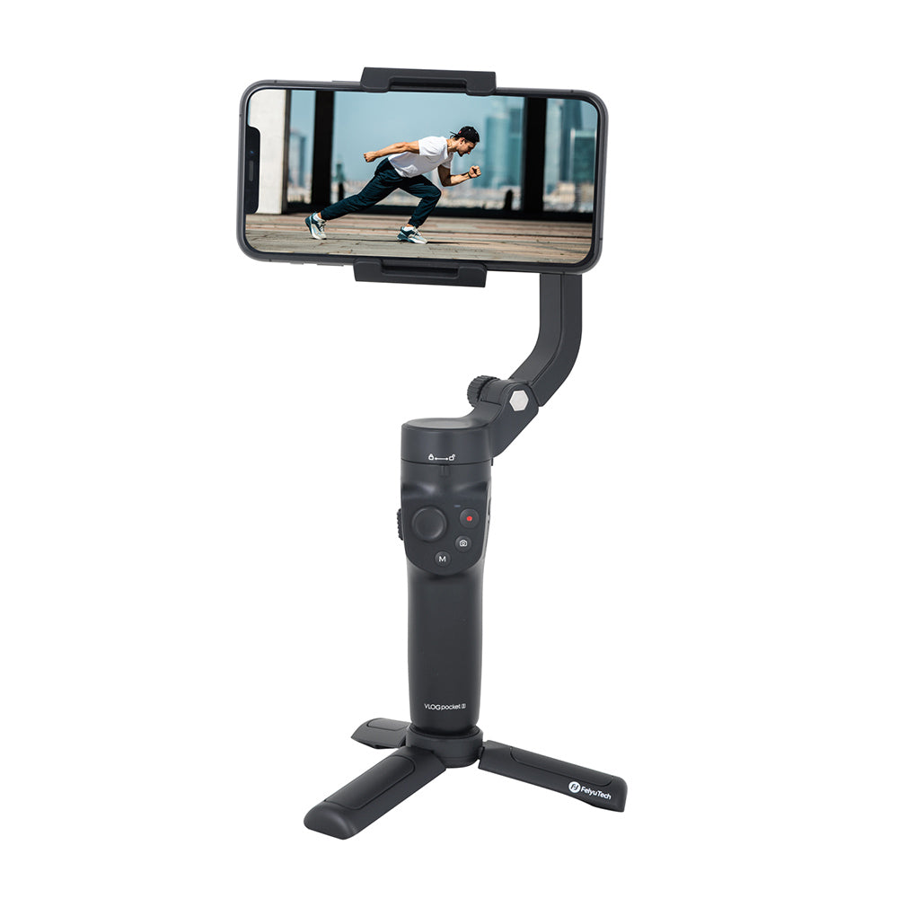 FeiyuTech VLOG pocket 2 Foldable Smartphone Gimbal Stabilizer – Chill Point  Digital