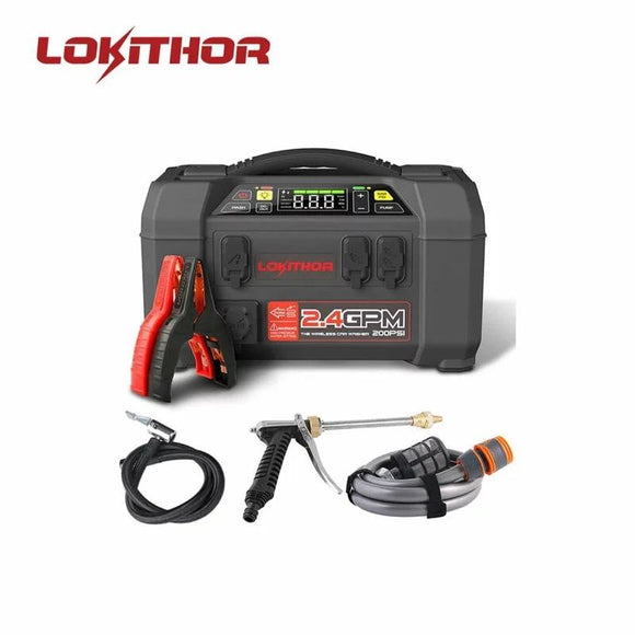Lokithor - AW401 氣泵點火器高壓水槍 五合一車用緊急電源 (救車寶) 74Wh