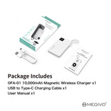 MEGIVO One for All OFA-01 磁吸無線流動充電器 10000mAh