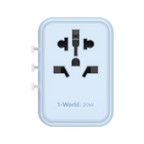 Momax 1-World 20W 3-插口+AC 旅行充電插座 UA11