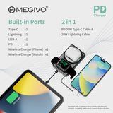MEGIVO One for All OFA-01 磁吸無線流動充電器 10000mAh