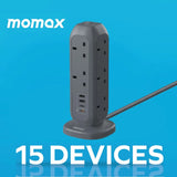 Momax ONEPLUG PD20W 2A2C 11位拖板