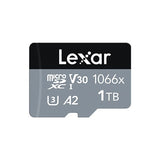 Lexar® Professional 1066x microSDXC™ UHS-I Cards SILVER Series