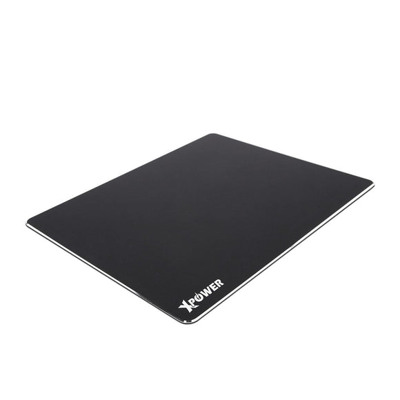XPower MP3 Double-Sided Aluminum & PU Leather Mouse Pad 2合1鋁合金/PU皮滑鼠墊