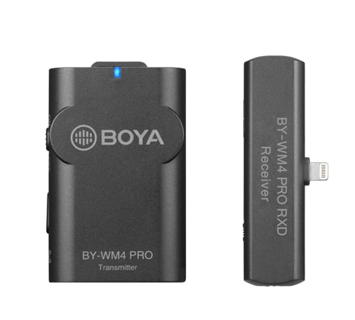 BOYA BY-WM4 PRO-K3 2.4 GHz Wireless Microphone System For IOS devices/ 無線接收器(IOS裝置)