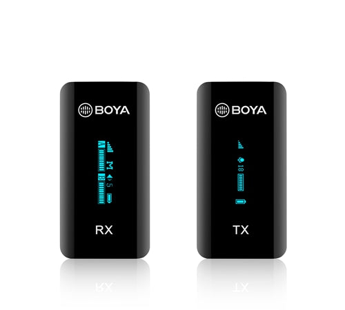BOYA BY-XM6-S1 2.4GHz Ultra-compact Wireless Microphone System/ 迷你雙通道無線咪高峰