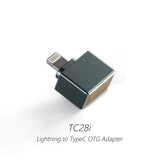 ddHiFi TC28i (L 型) Lightning轉接Type C介面OTG插頭