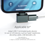 ddHiFi TC28i (L 型) Lightning轉接Type C介面OTG插頭