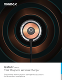 Momax Q.Mag MagSafe 透明磁吸無線充電器/ UD21E