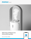 Momax Ultra-Air Mist IoT智能紫外光空氣淨化加濕風扇/ AP9S