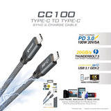 XPower CC100+ 100W Type-C to Type-C USB3.2傳輸充電線