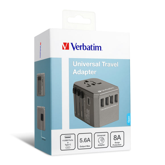 Verbatim 5 Ports 旅行充電器 (65685/65686/65829)
