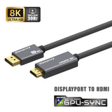 Elementz 8K-D2H (DISPLAY PORT To HDMI)