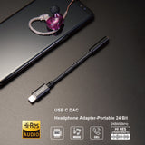Elementz USB C TO DAC 3.5mm Audio Jack Adapter